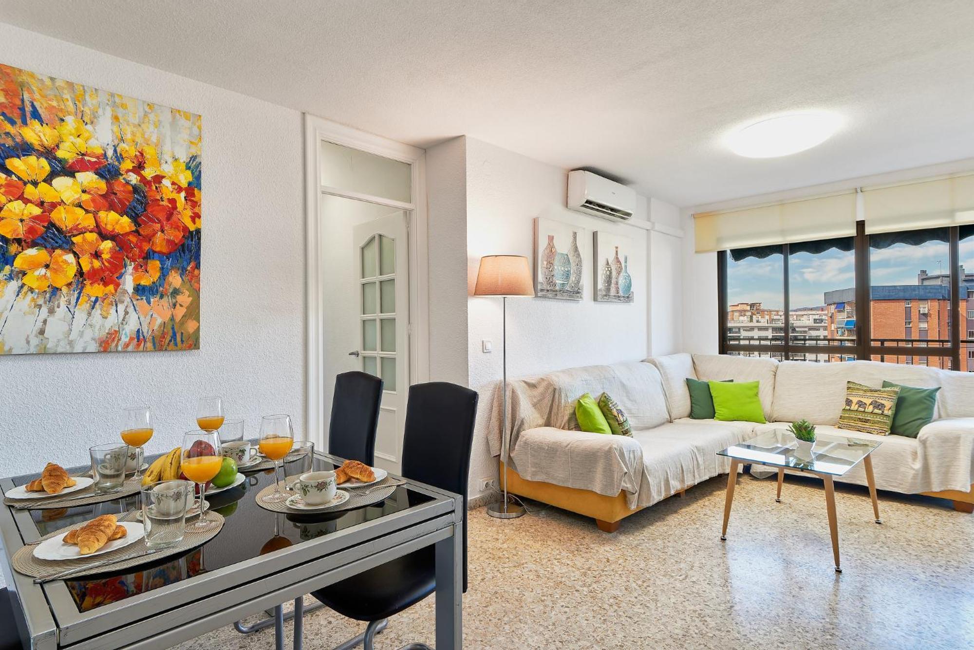 Luminoso Apartamento/ 5 Minutos De La Playa มาลากา ภายนอก รูปภาพ