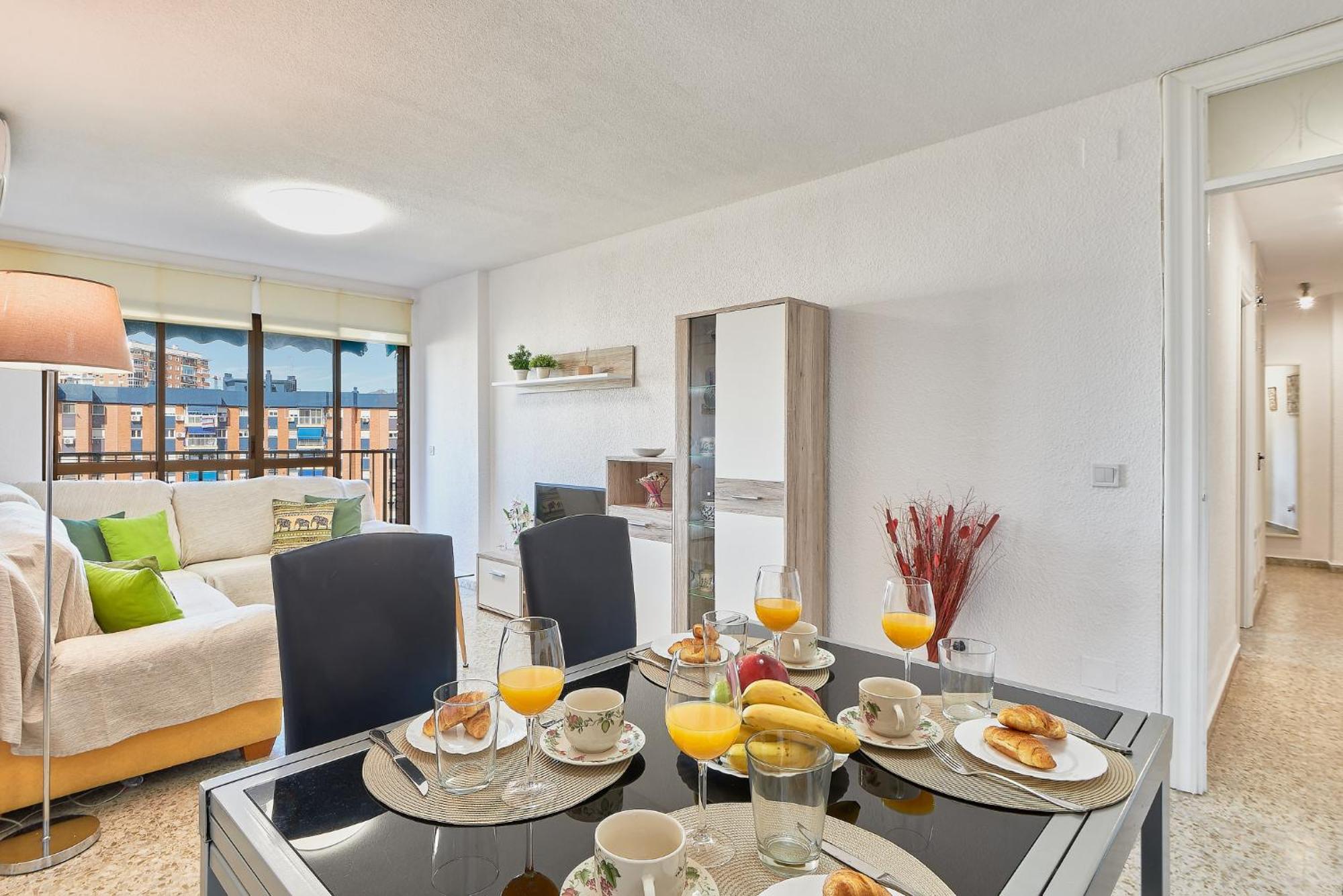 Luminoso Apartamento/ 5 Minutos De La Playa มาลากา ภายนอก รูปภาพ